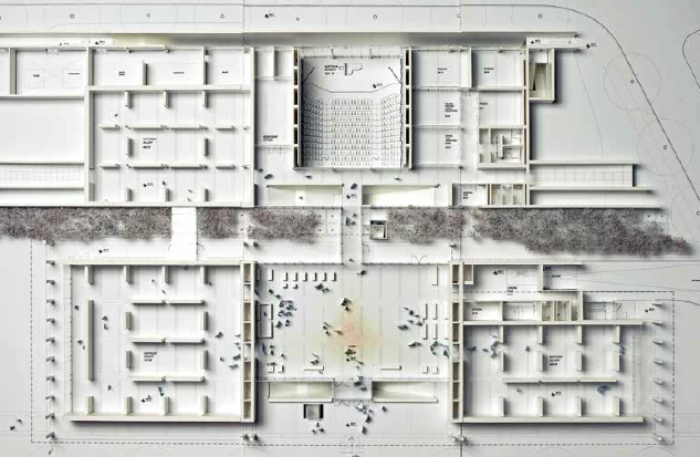 金贝尔美术馆 平面图图片