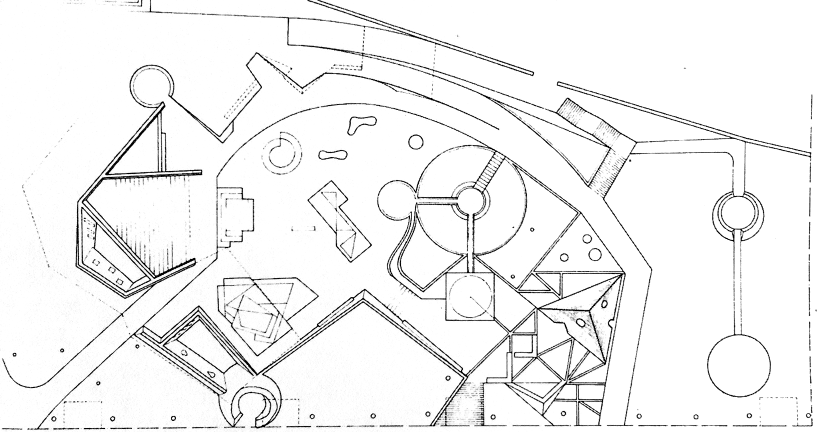 李维纪念运动场  1963年10月设计的第三版方案 