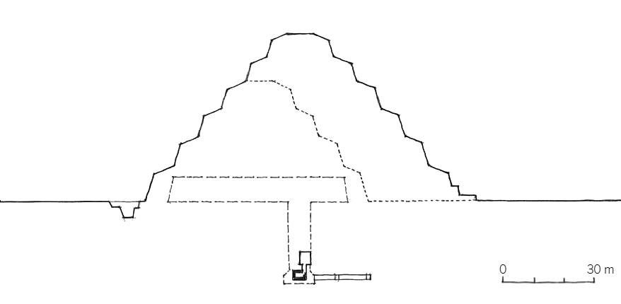 昭赛尔金字塔平面图图片
